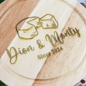 Anniversary rotating cheese set