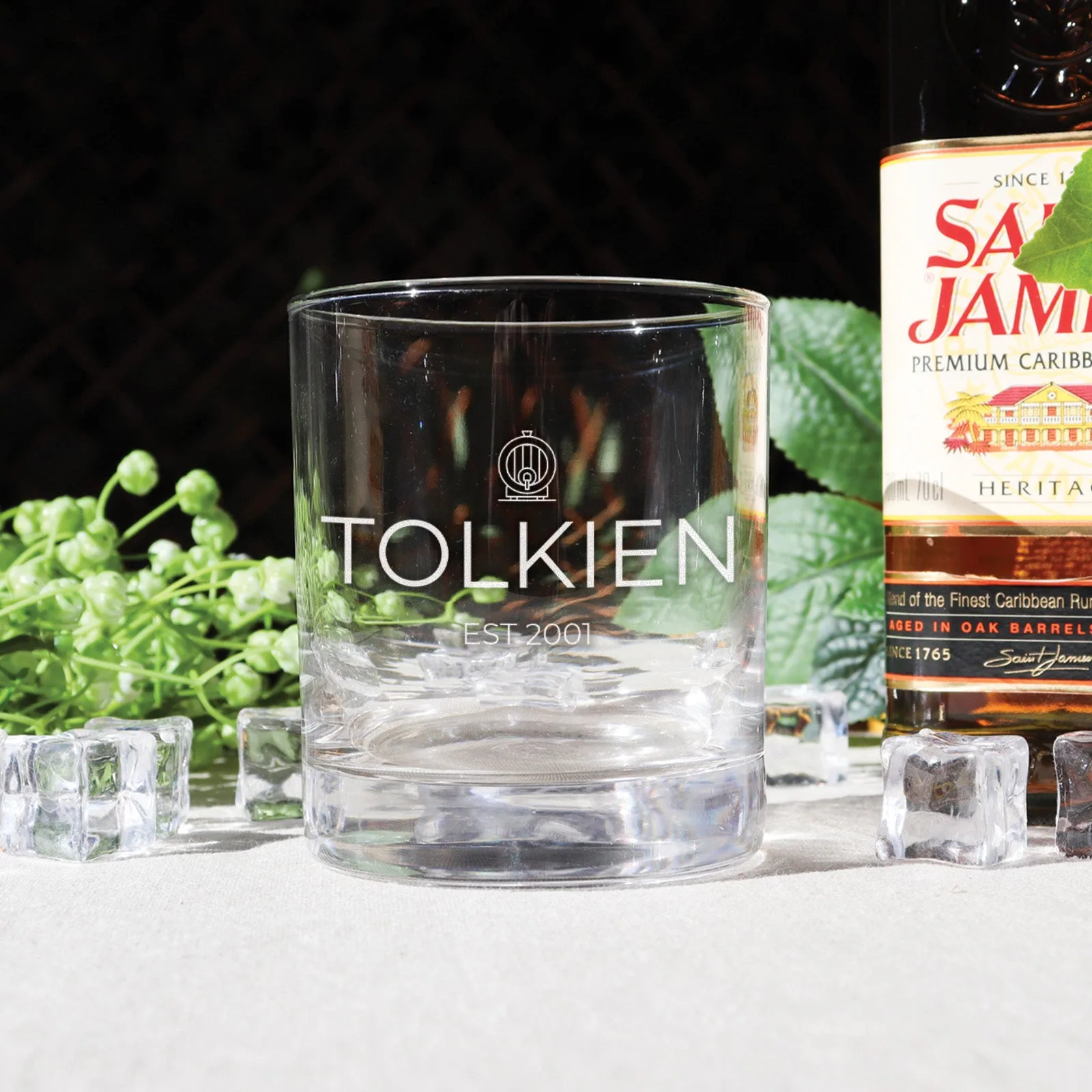 Barrell Whiskey Round Scotch Glass