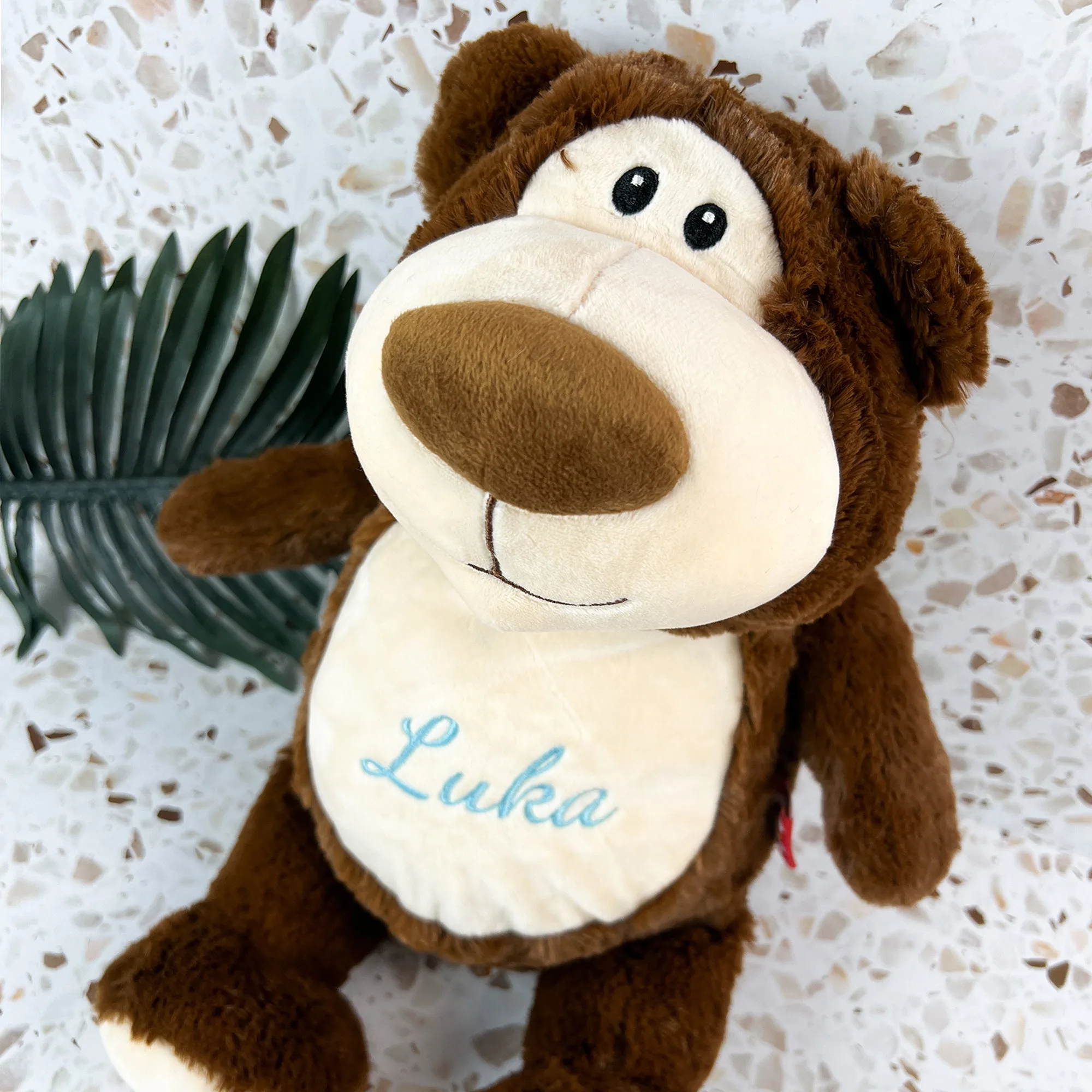 Brown bear embroidered teddy - cubbie brand 2 Brown bear embroidered teddy - cubbie brand