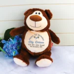 Brown Bear Embroidered Teddy - Cubbie Brand