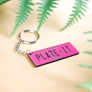 Club permit plateit© licence plate keychain