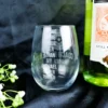 Coach Stemless Wine Glass for Sports Teams