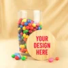 Design a coloured lolly jar | uv printed