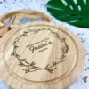 Family wreath rotating cheese set