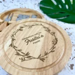 Family Wreath Rotating Cheese Set