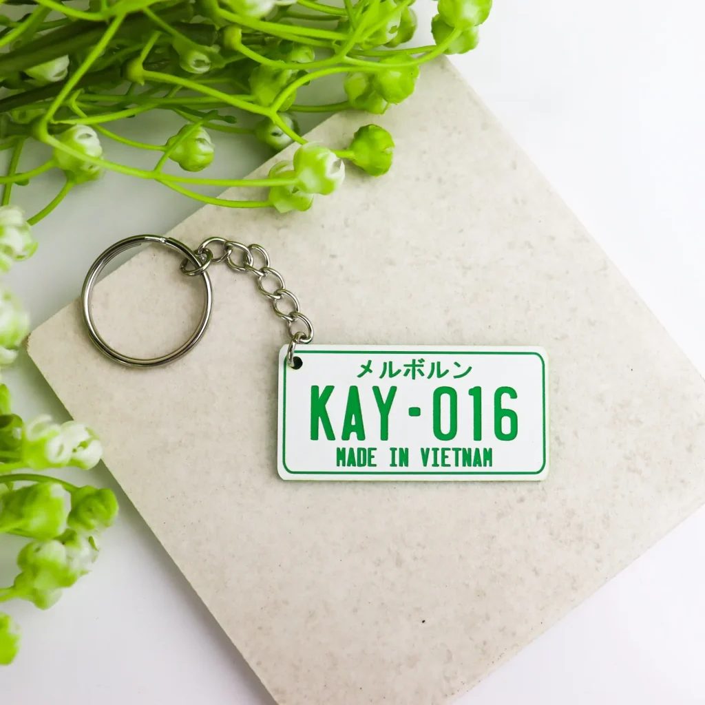 Licence plate key chains and keyrings 4 Jdm plateit© licence plate keychain