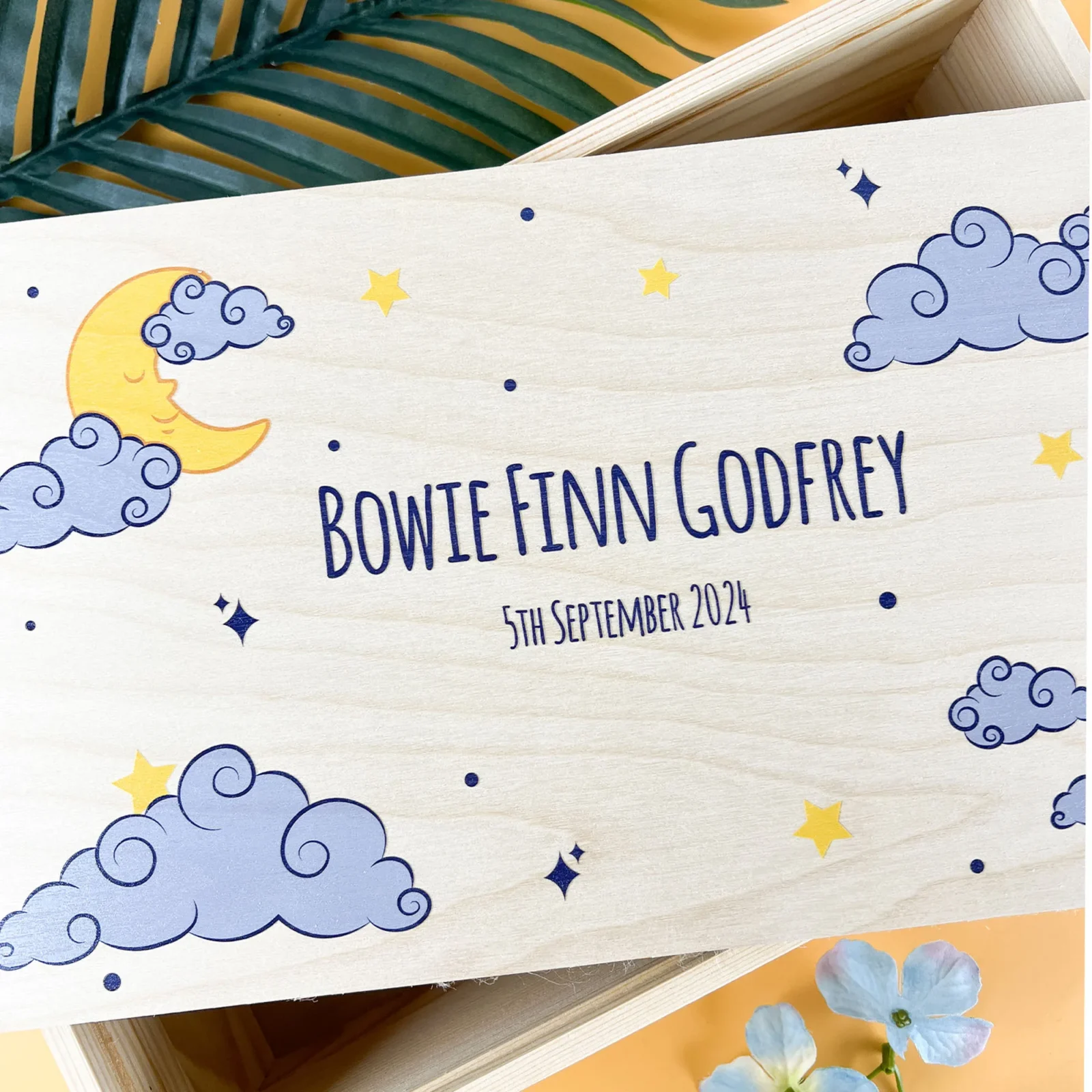 Newborn Keepsake Box in Varying Designs