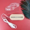 Outline personalised car night light