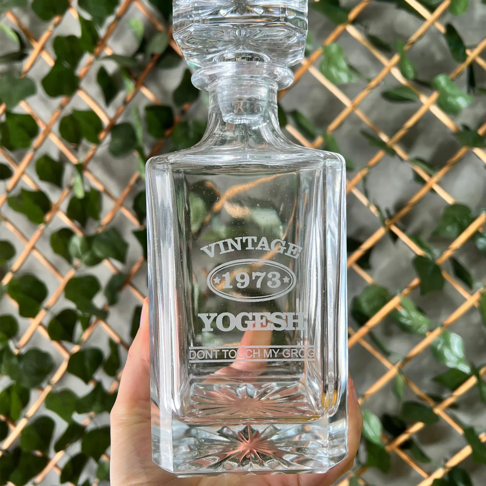 Personalised Traditional Vintage Decanter