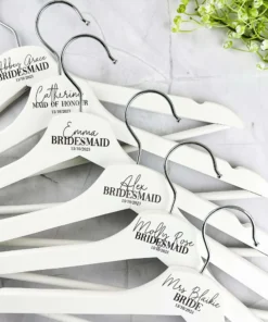 Wedding Coat Hanger with Personalisation