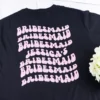 Bridesmaid Groovy Shirt with Personalised Text