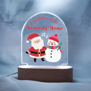 Christmas at the family home night light