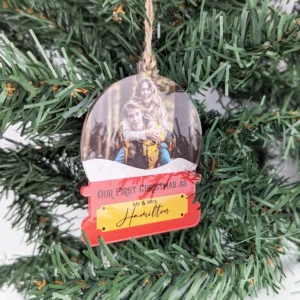 Couples First Christmas Ornament