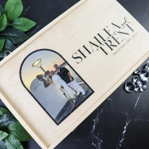 Couples wedding memories keepsake box