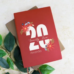 Floral 2025 Personalised Notebook