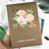 Floral year with name personalised notebook