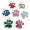 Glitter paw personalised pet tag