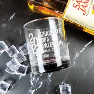 Graduation Round Scotch Glass