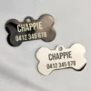 Heavy duty bone pet tag