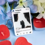 Instagram Post Personalised Photo Keyring