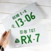 Jdm style show plate for car shows