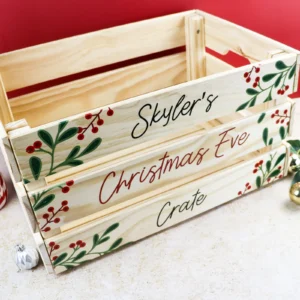Kids Christmas Wooden Crate