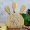 Kids Drawing Cheese Utensil Block