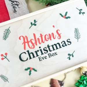 Kids personalised christmas eve box