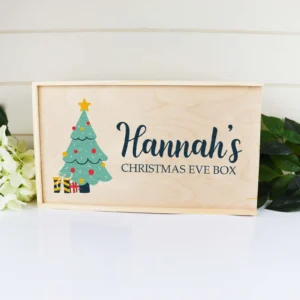 Kids personalised christmas eve box
