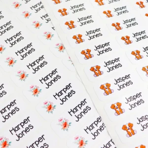 Personalised School Label Stickers