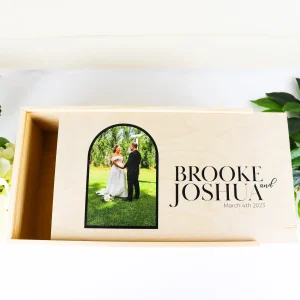 Couples wedding memories keepsake box