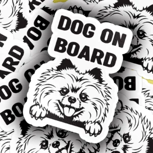 Pet On Board Personalised Sticker