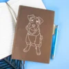 Pet outline illustrated notebook