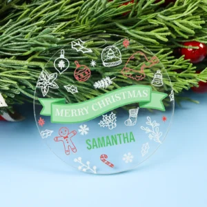Reusable christmas gift tags