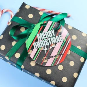 Reusable christmas gift tags