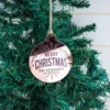 Teachers personalised christmas ornament