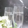 Wedding Champagne Flute with Various Designs