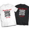 Dating QR Code Personalised Shirt