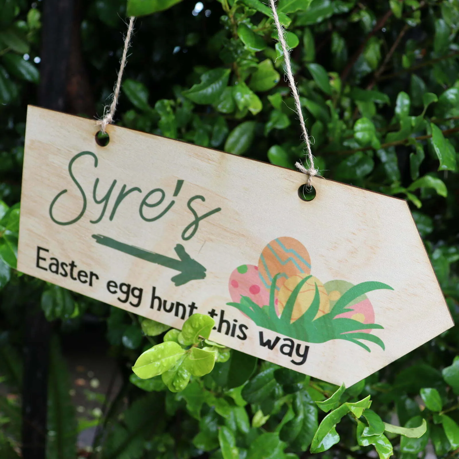 Easter hunt arrow sign uv printed 2 Easter hunt arrow sign uv printed