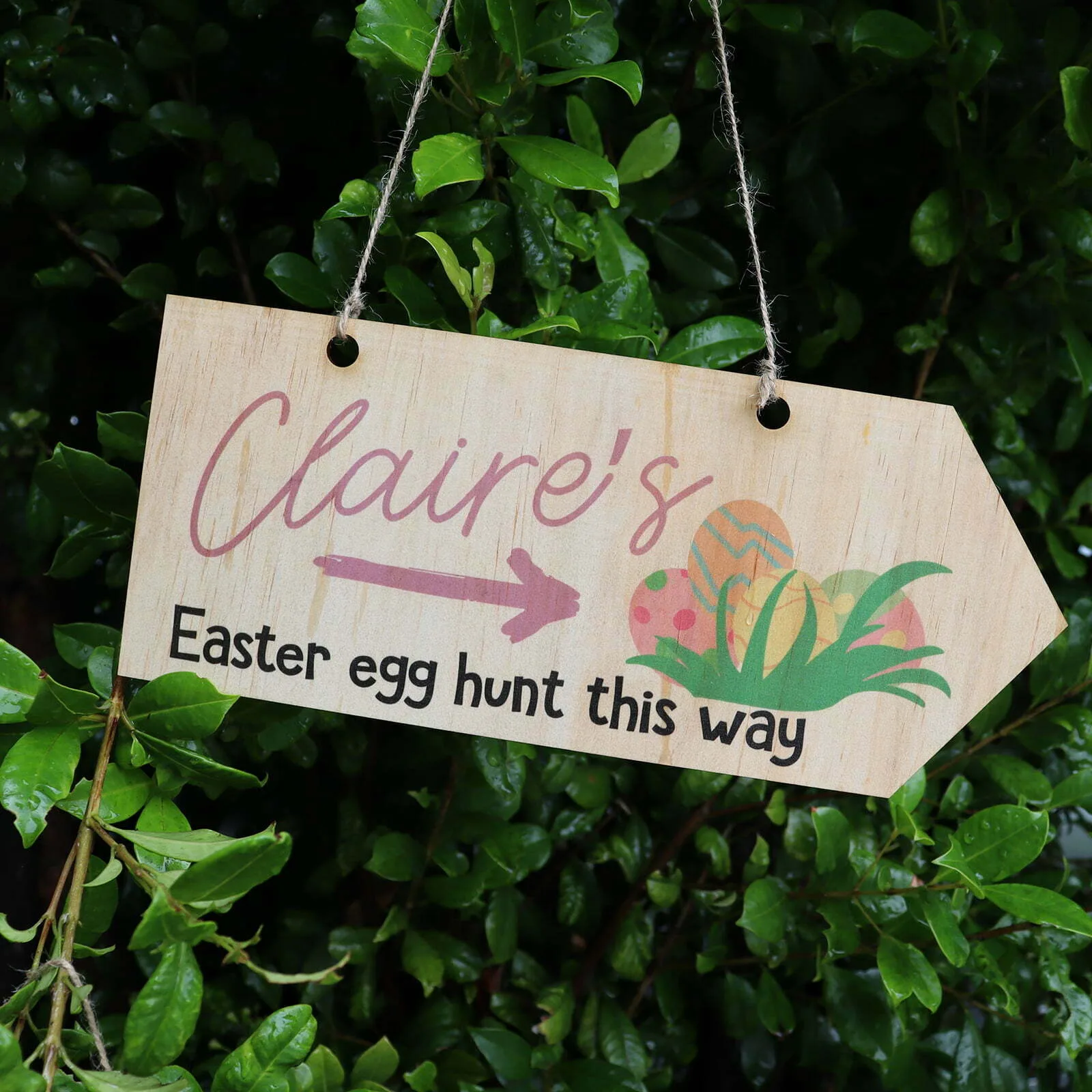 Easter hunt arrow sign uv printed 3 Easter hunt arrow sign uv printed