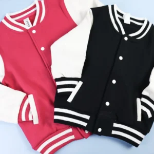 Personalised kids varsity jacket