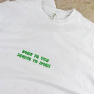 Bubble tee embroidered shirt