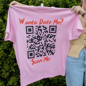 Dating QR Code Personalised Shirt