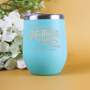 Flourished mother's day stainless steel tumbler