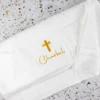 Personalised christening towel