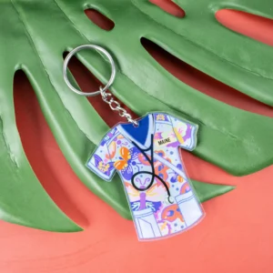 Scrubs personalised keychain