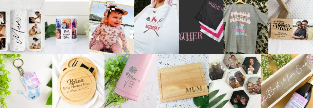 Mother's day gifts, personalised gifts