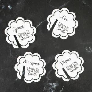 Wedding Acrylic Drink Tags