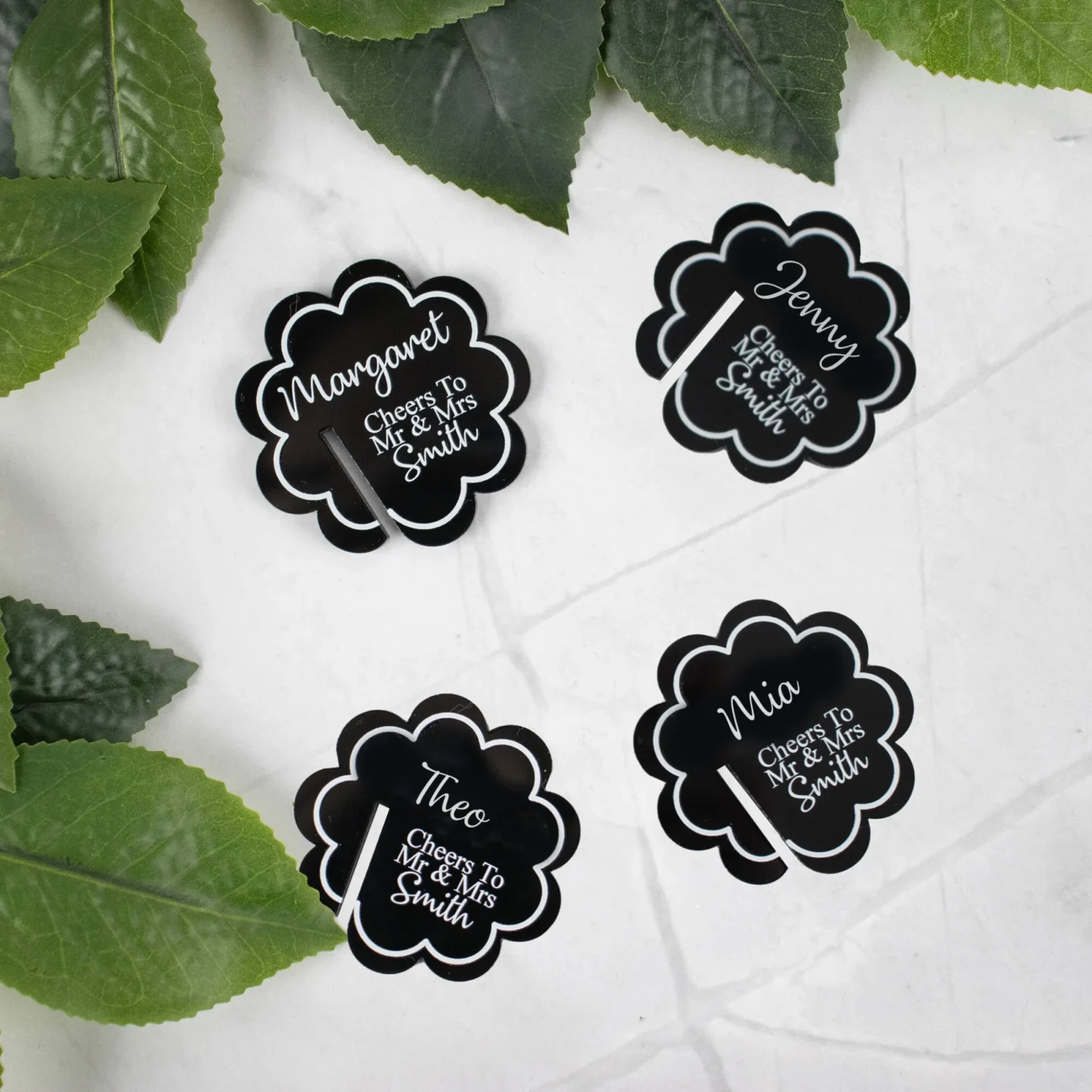 Wedding Acrylic Drink Tags
