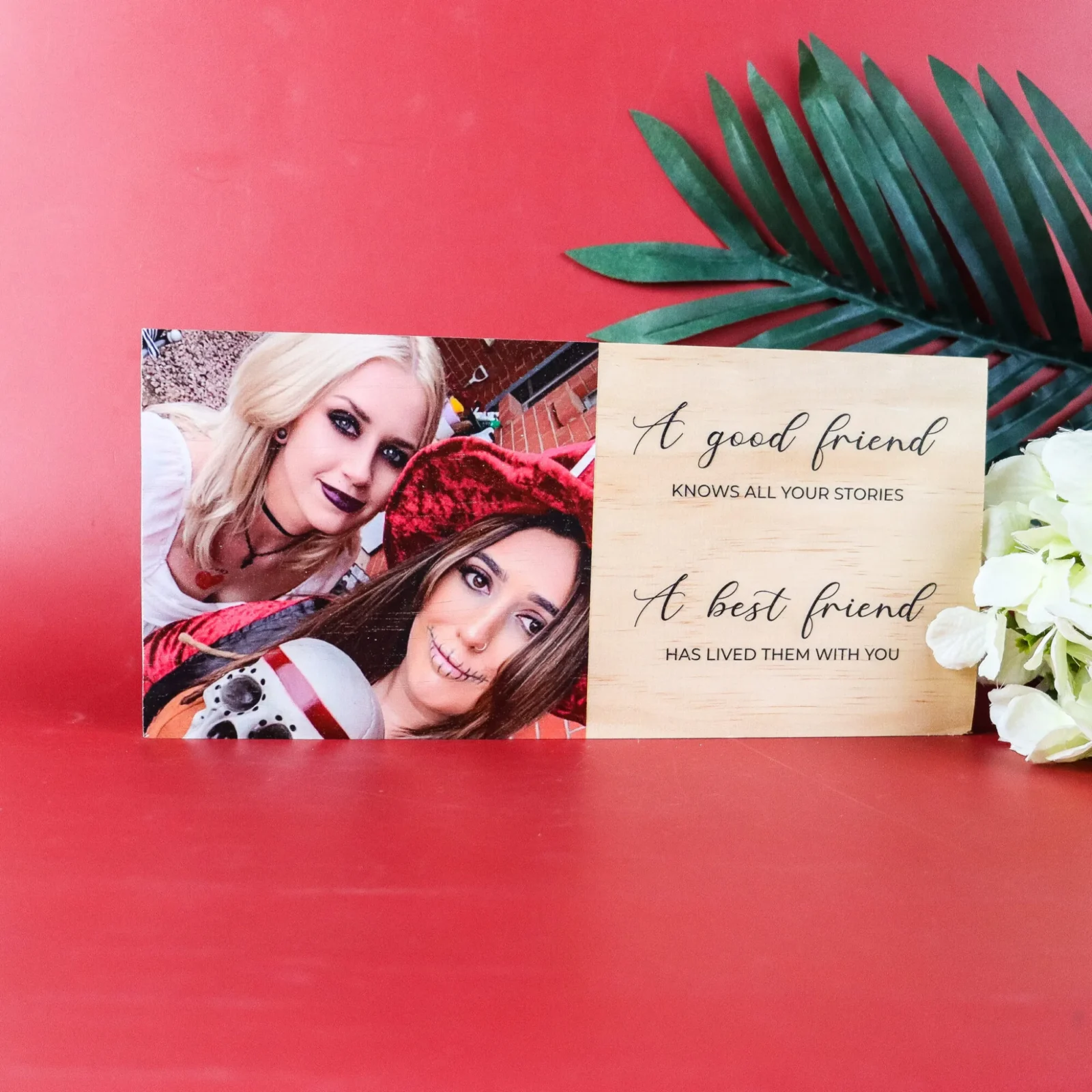 Best Friends Wooden Photo Block